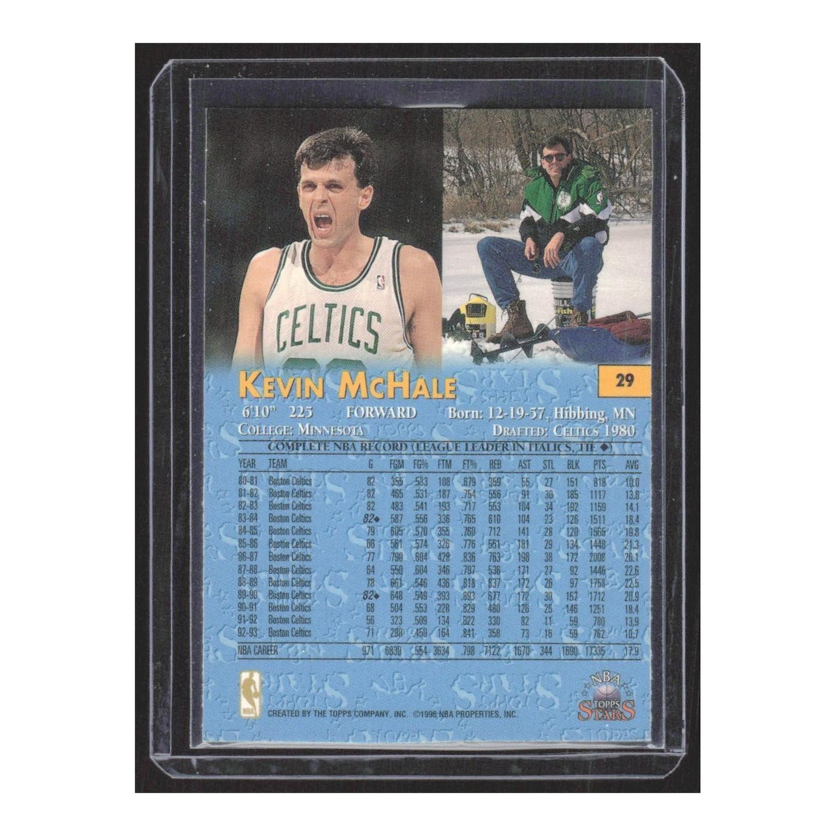 1998 Topps Golden Greats Kevin Mchale Celtics #29
