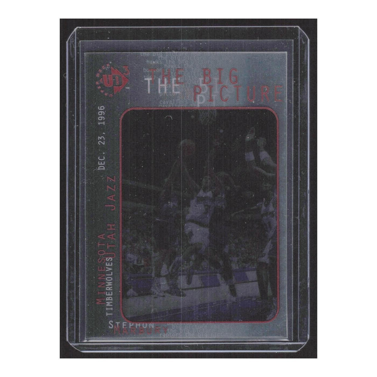 1997 Upper Deck Ud3 Stephon Marbury Timberwolves #42