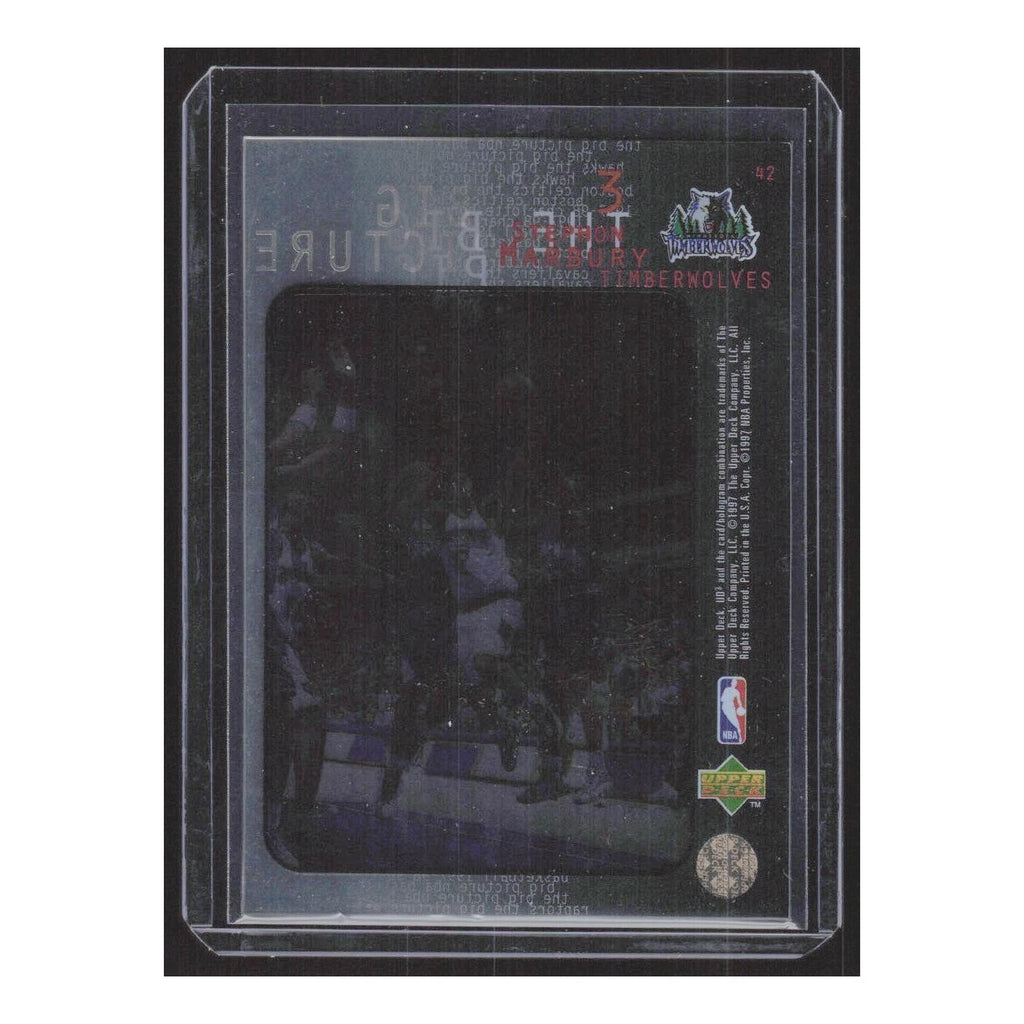 1997 Upper Deck Ud3 Stephon Marbury Timberwolves #42