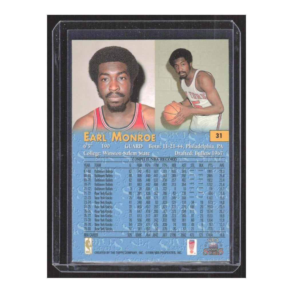 1998 Topps Golden Greats Earl Monroe Knicks #31
