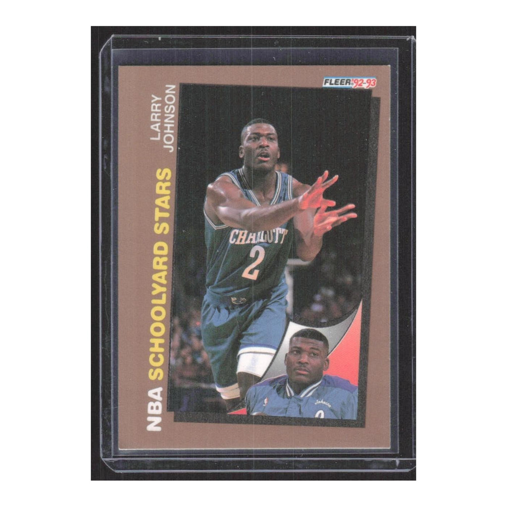 1992 Fleer Larry Johnson Hornets #259