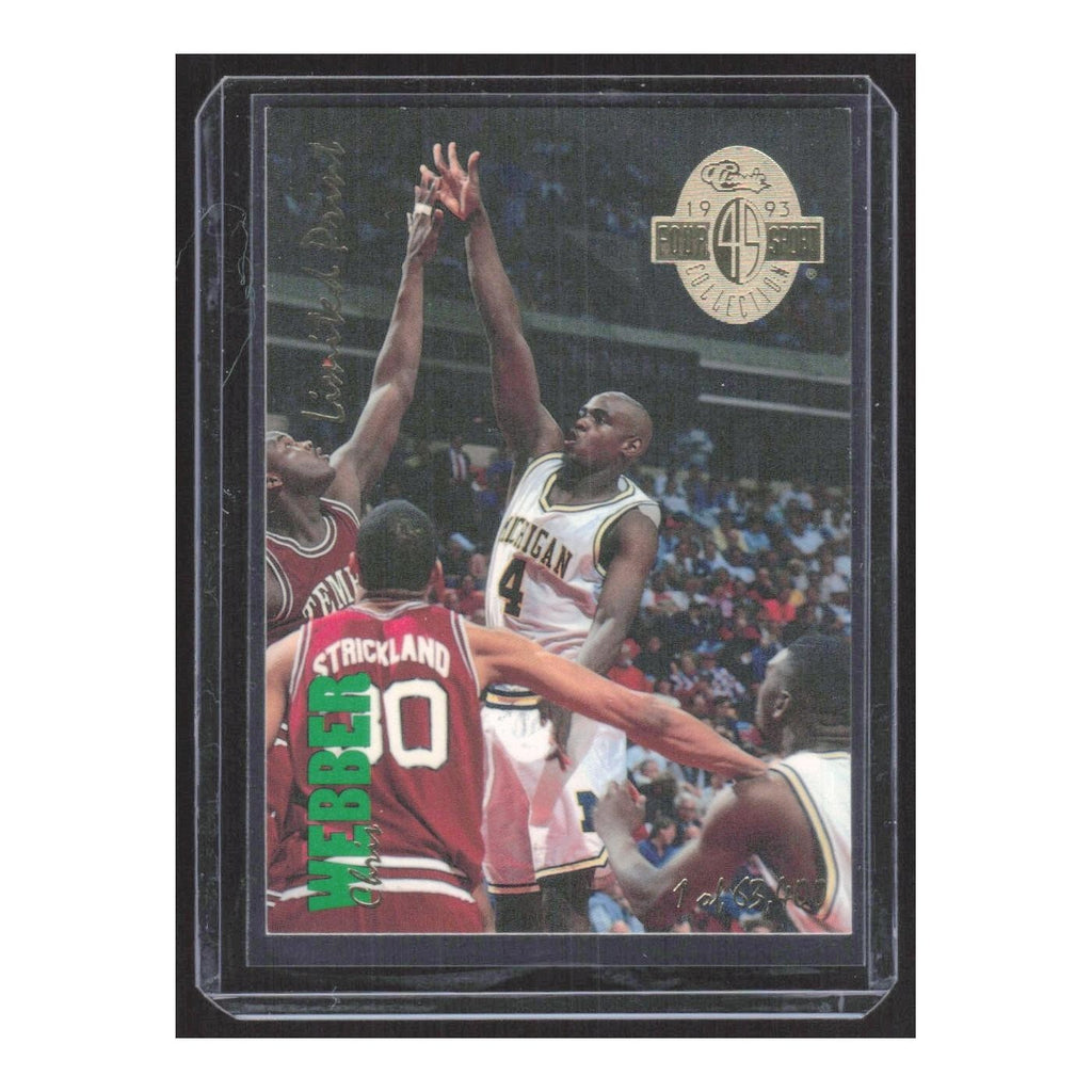 1993 Classic 4 Sport Collection Chris Webber Michigan Wolverines #LP2