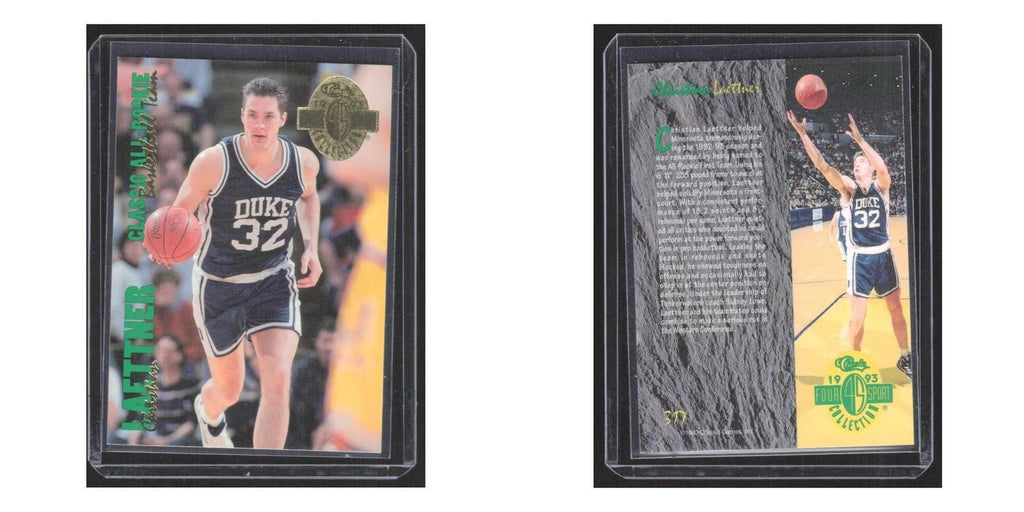 1993 Classic 4 Sports Collection Christian Laettner Duke Blue Devils #317