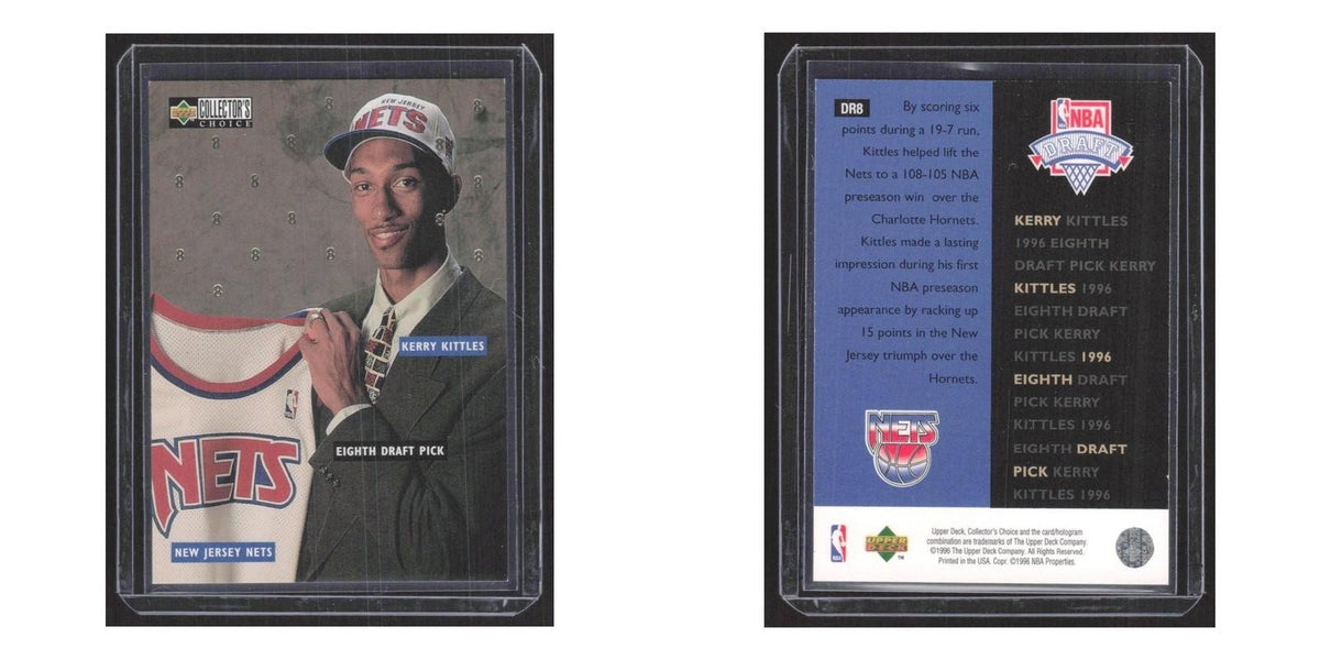 1996 Collector's Choice Draft Trade Kerry Kittles Nets #DR8