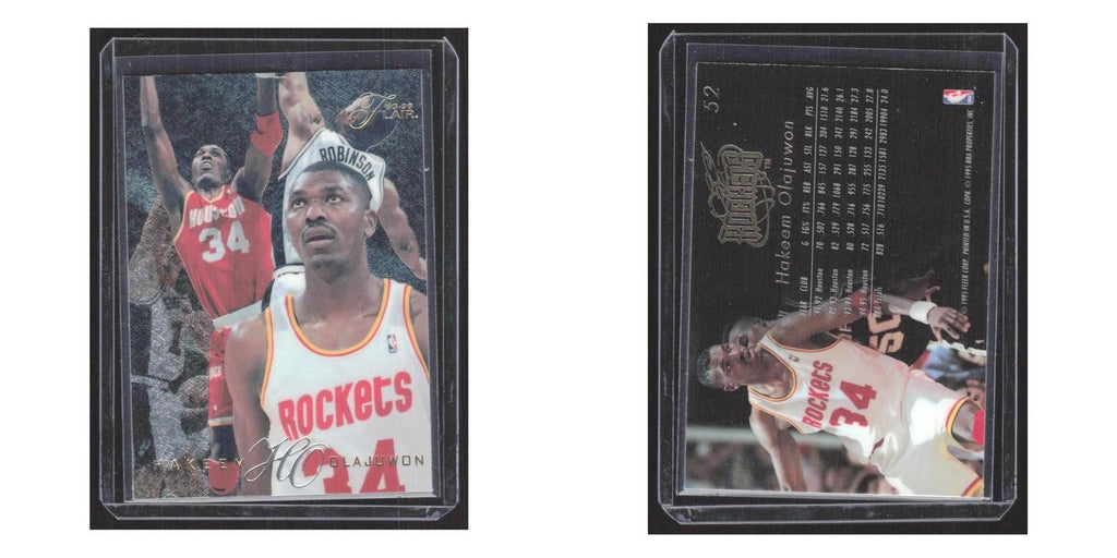 1995 Flair Hakeem Olajuwon Rockets #52