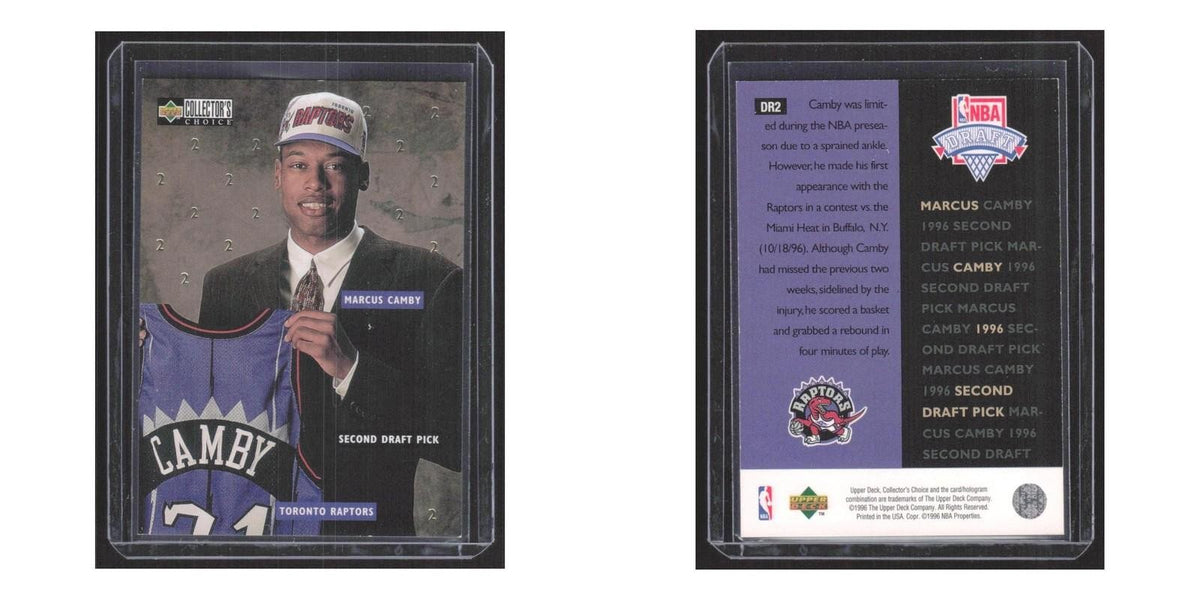 1996 Collector's Choice Draft Trade Marcus Camby Raptors #DR2