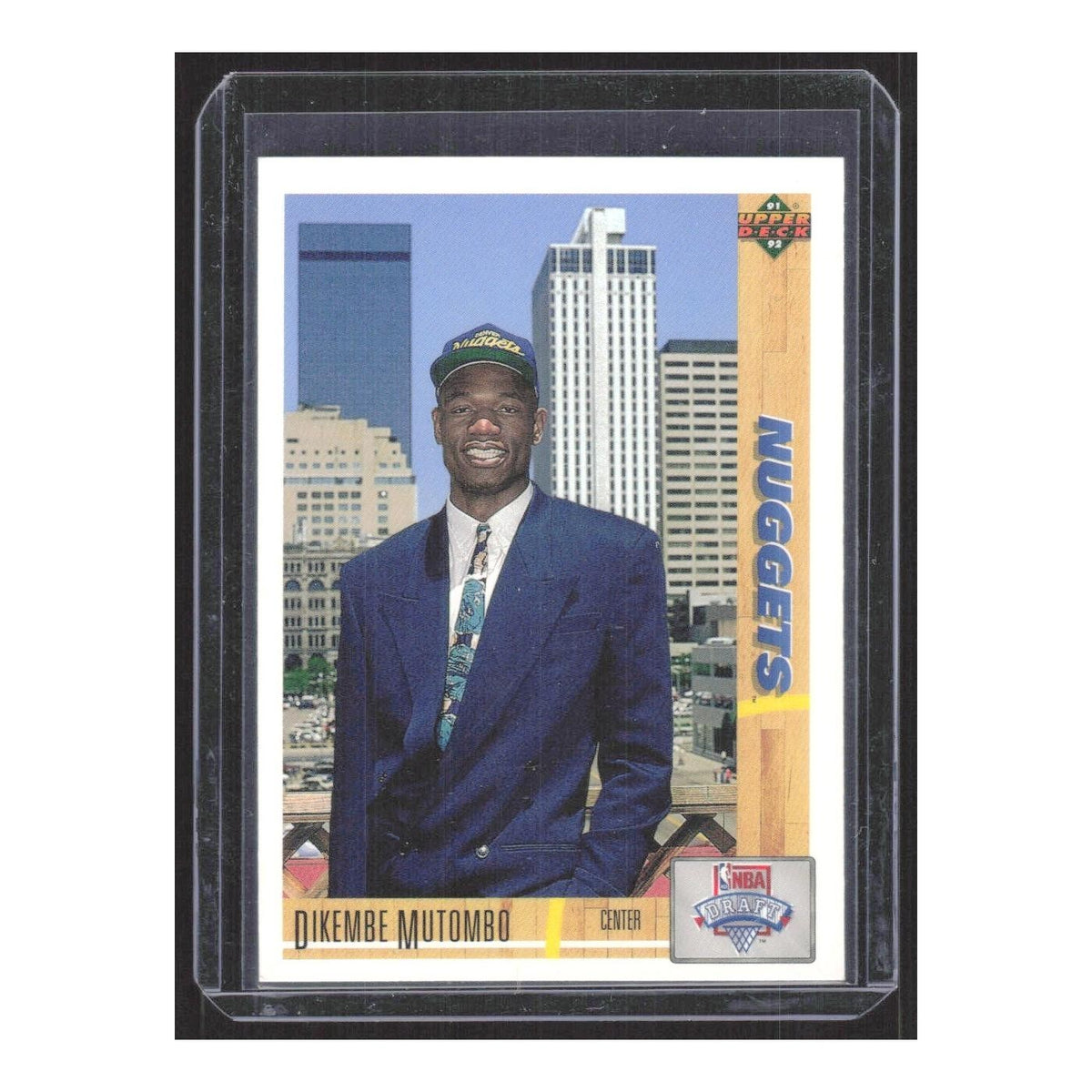 1991 Upper Deck Dikembe Mutombo RC Nuggets #3