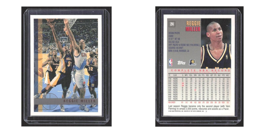 1997 Topps Reggie Miller Pacers #24