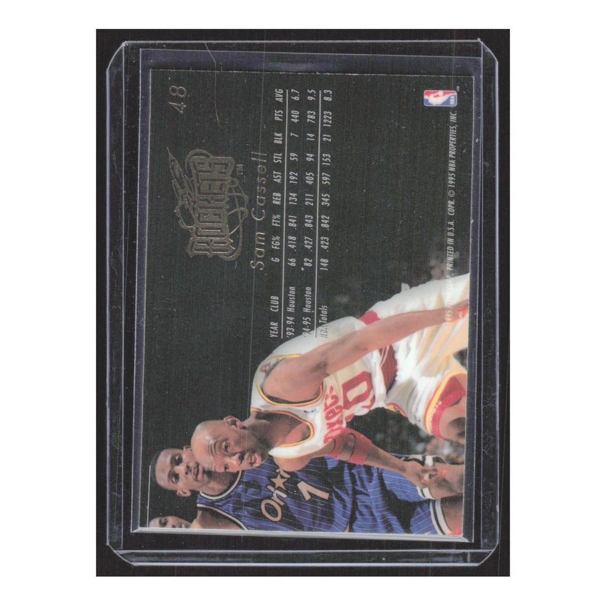 1995 Flair Sam Cassell Rockets #48