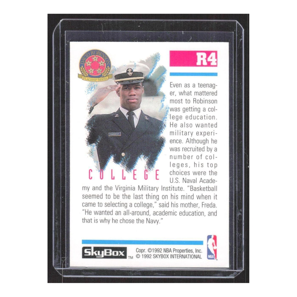 1992 SkyBox David Robinson Flagship Series David Robinson Spurs #R4