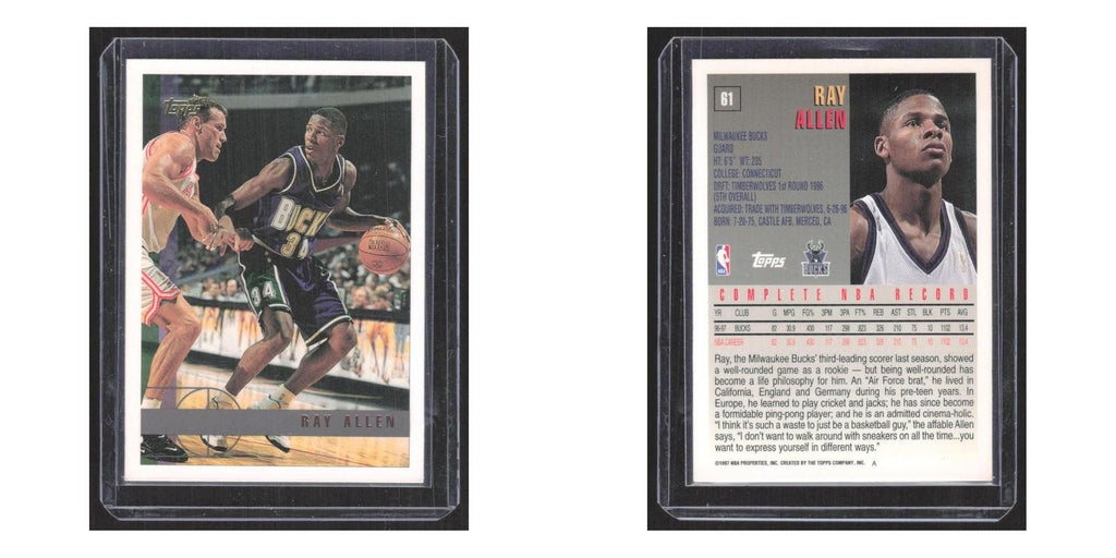 1997 Topps Ray Allen Bucks #61