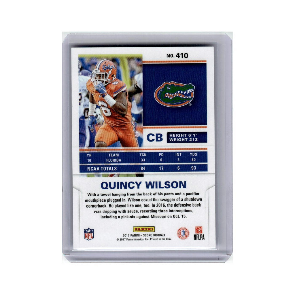 Quincy Wilson 2017 Score #410 Florida Gators Football Card NM
