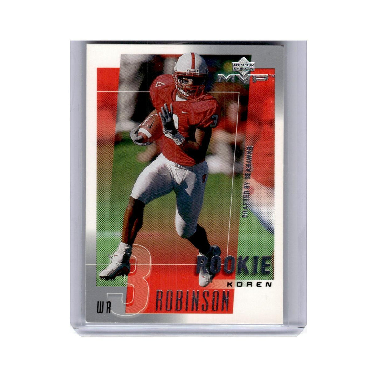 Koren Robinson 2001 Upper Deck MVP #312 Seattle Seahawks Football Card NM