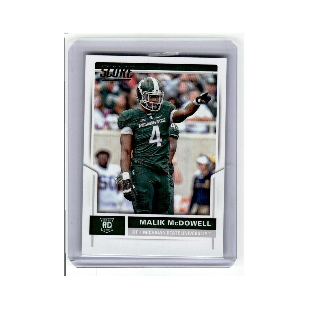 Malik McDowell 2017 Score #397 Michigan State Spartans Football Card NM