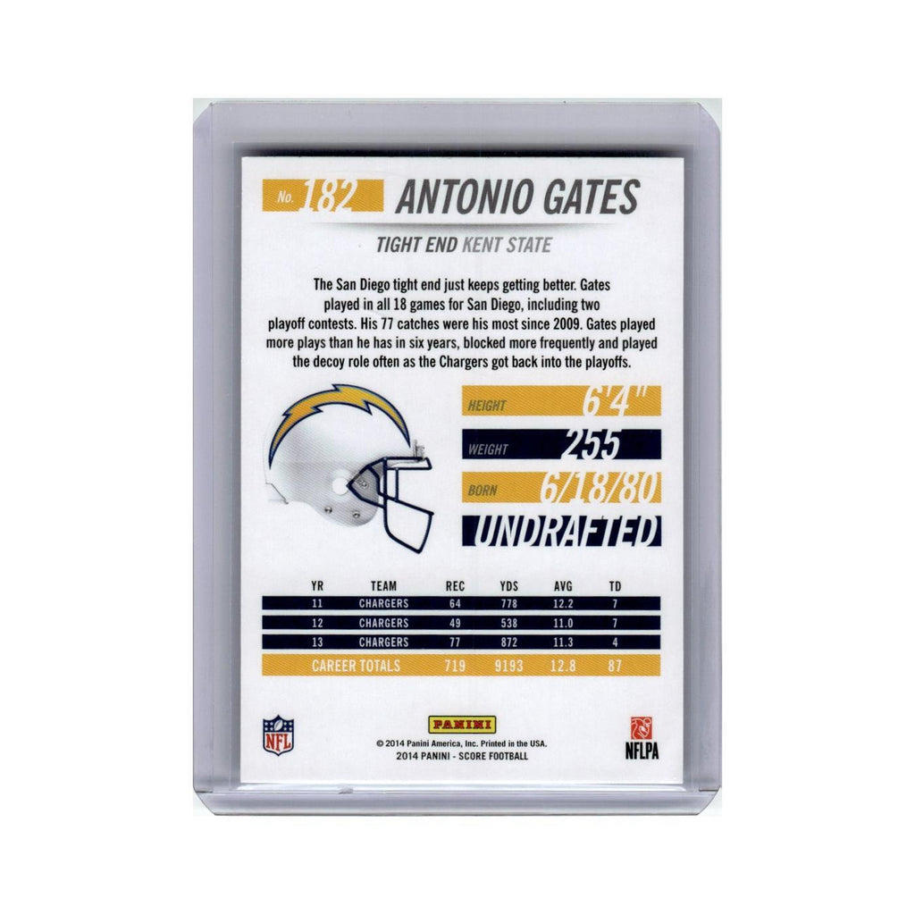 Antonio Gates 2014 Score #182 San Diego Chargers Football Card NM