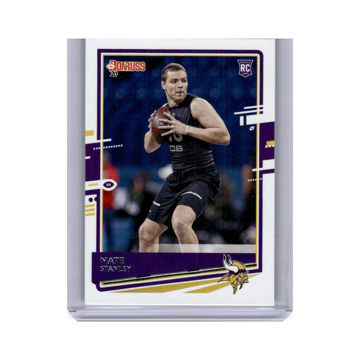 Nate Stanley 2020 Donruss #300 Minnesota Vikings Football Card NM