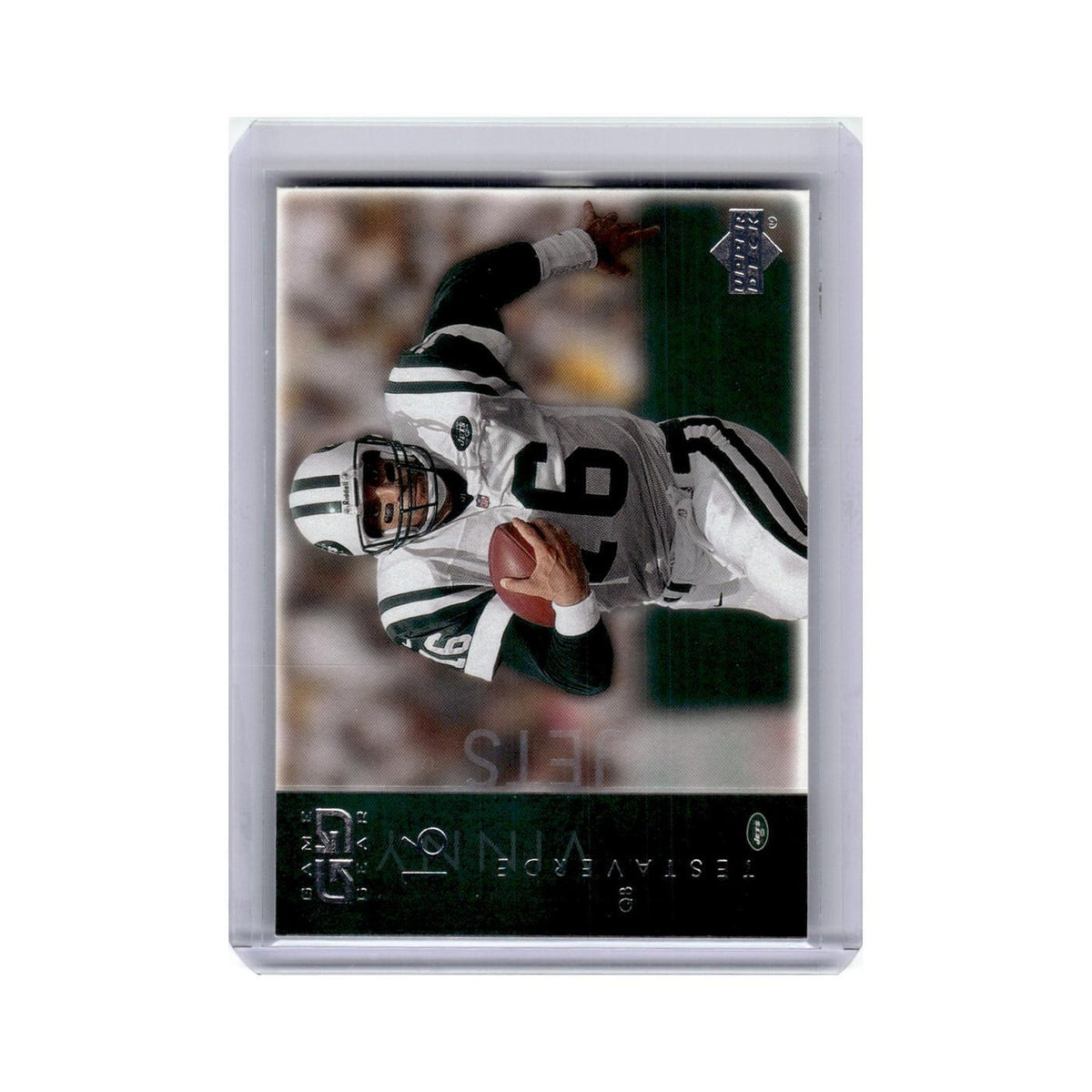 Vinny Testaverde 2001 Upper Deck Game Gear #61 New York Jets Football Card NM