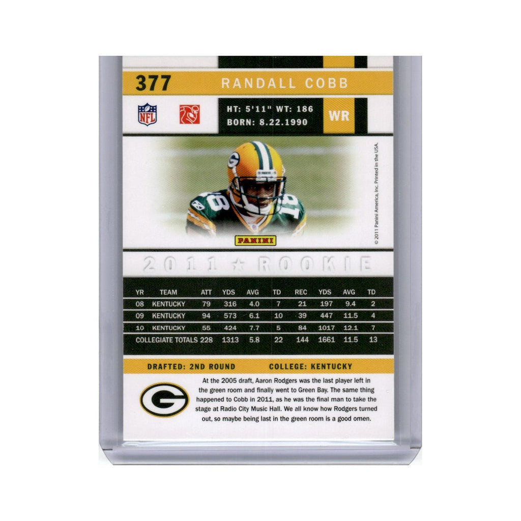 Randall Cobb 2011 Score #377 Green Bay Packers Football Card NM