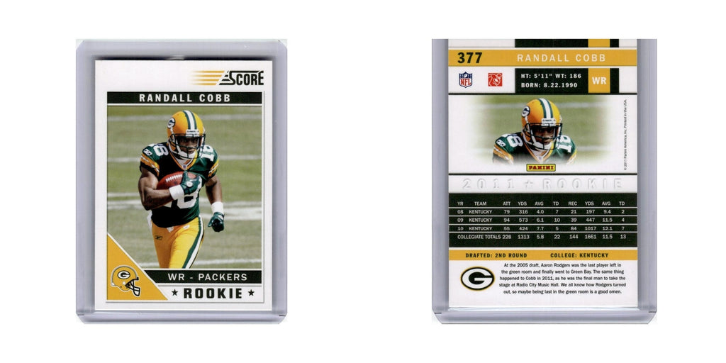 Randall Cobb 2011 Score #377 Green Bay Packers Football Card NM