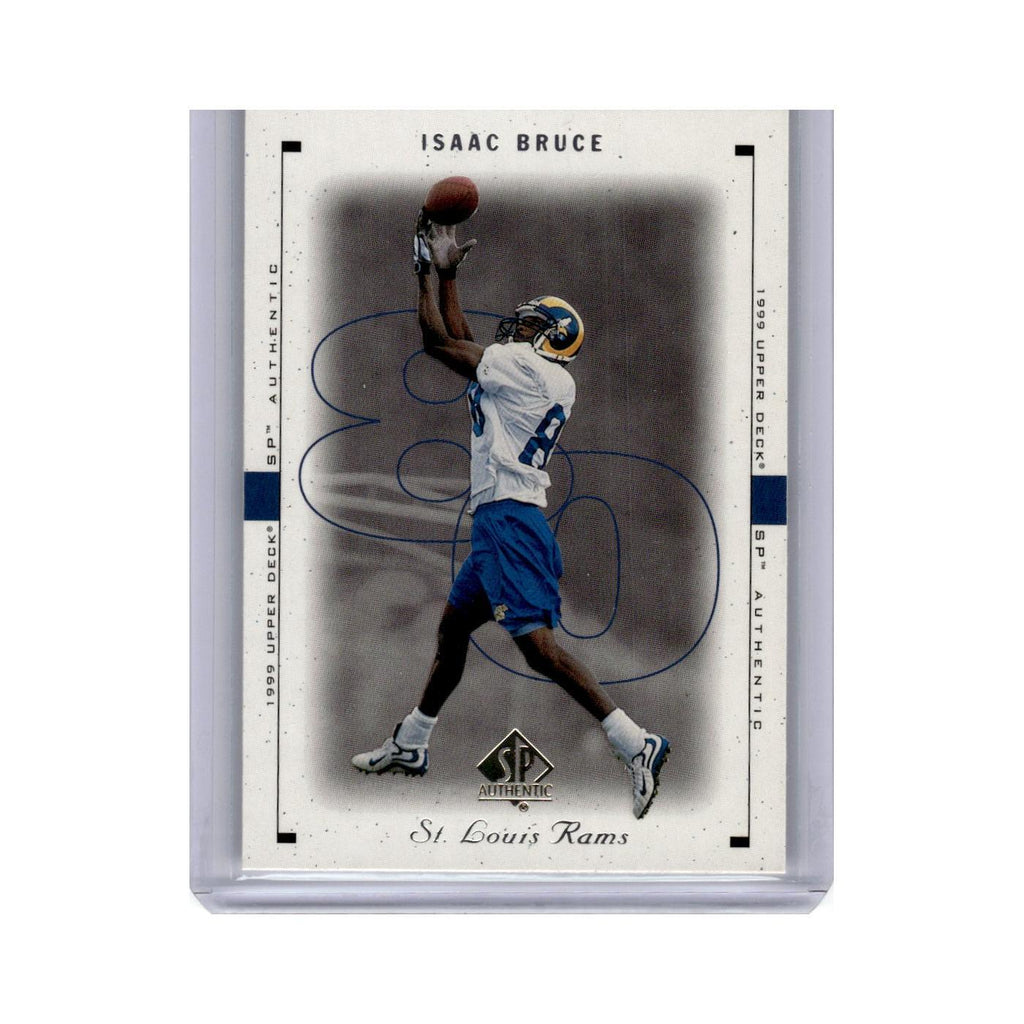 Isaac Bruce 1999 SP Authentic #70 St. Louis Rams Football Card NM