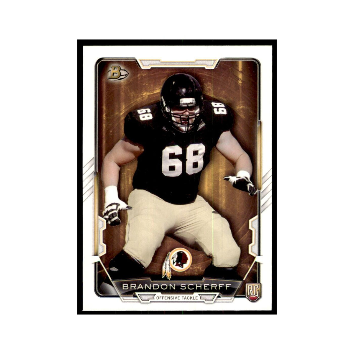 2015 Bowman Brandon Scherff RC Football Cards #18