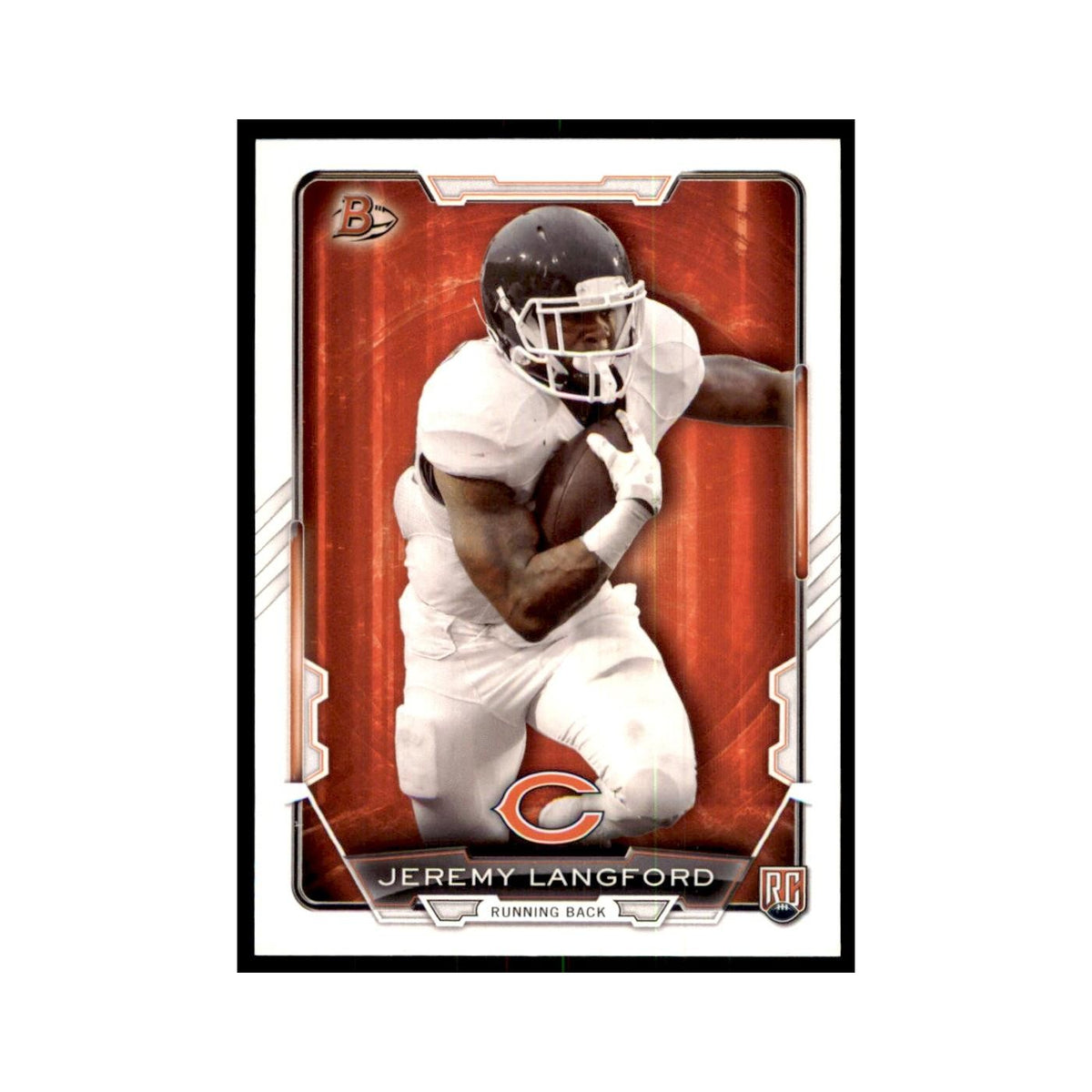 2015 Bowman Jeremy Langford RC Football Cards #35
