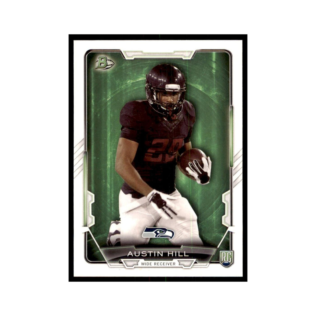 2015 Bowman Austin Hill RC Football Cards #64