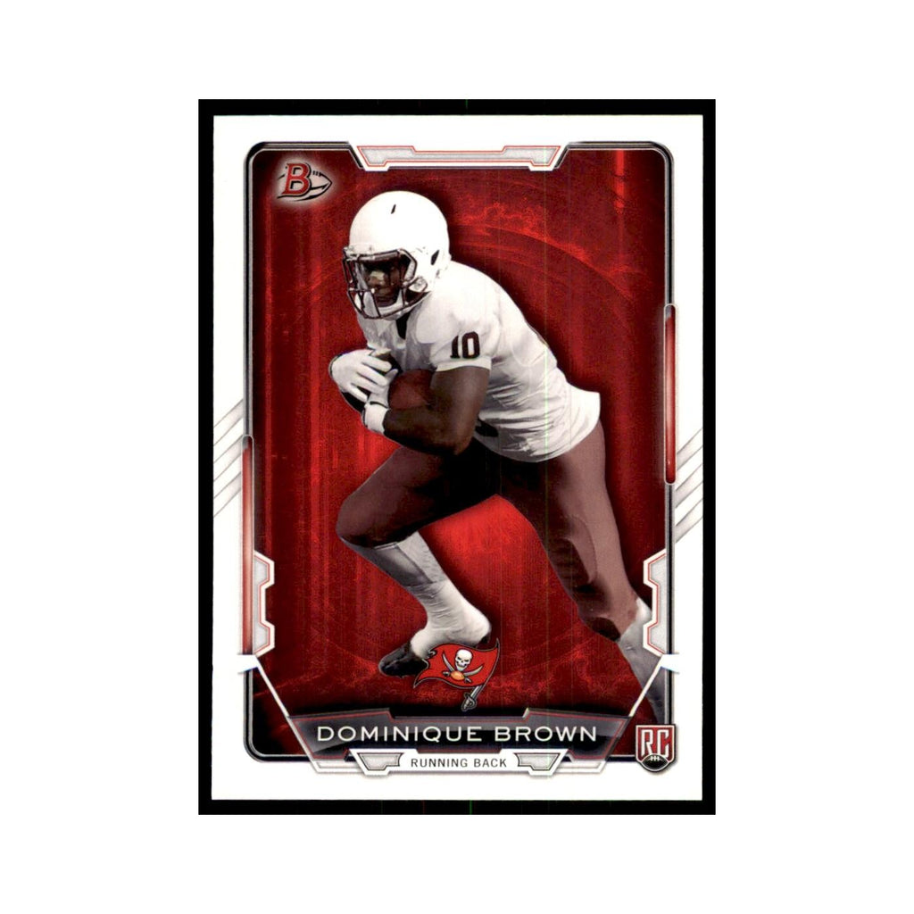2015 Bowman Dominique Brown RC Football Cards #101