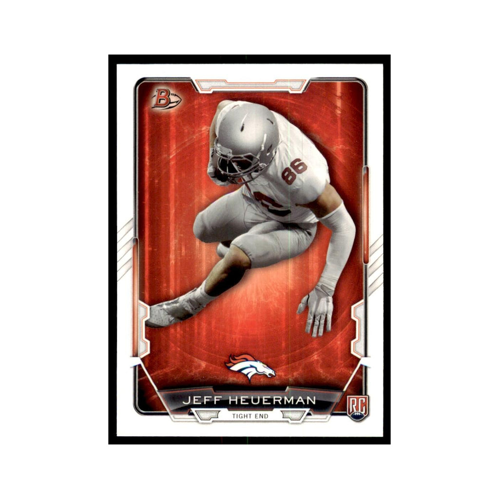 2015 Bowman Jeff Heuerman RC Football Cards #42