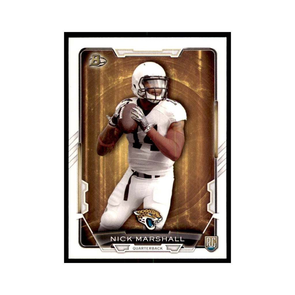 2015 Bowman Nick Marshall RC Football Cards #109