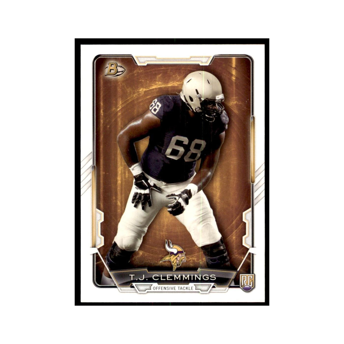 2015 Bowman T.J. Clemmings RC Football Cards #77