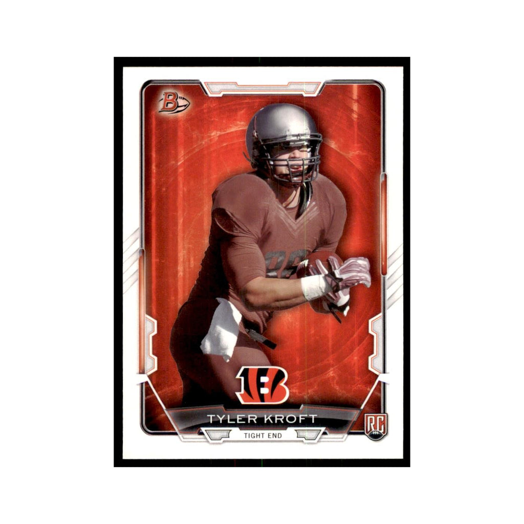 2015 Bowman Tyler Kroft RC Football Cards #67