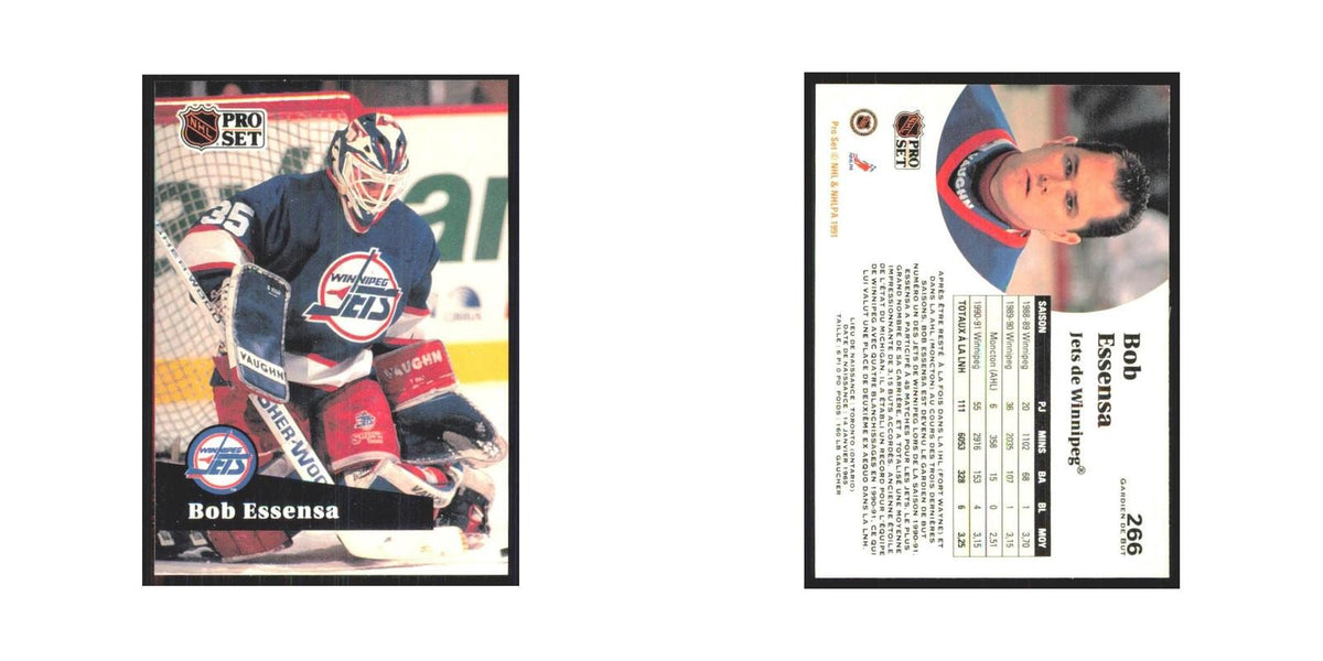 1991 Pro Set Bob Essensa Winnipeg Jets #266