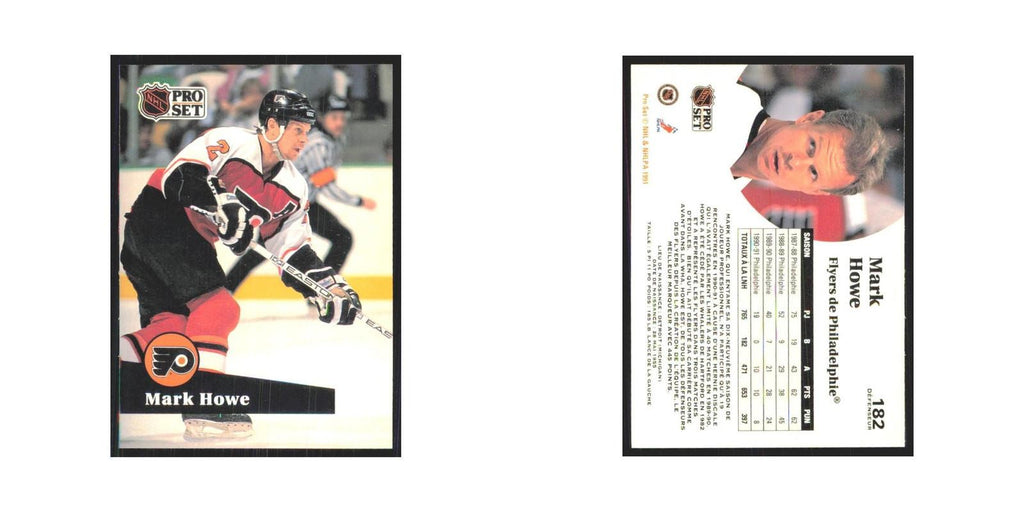 1991 Pro Set Mark Howe Philadelphia Flyers #182