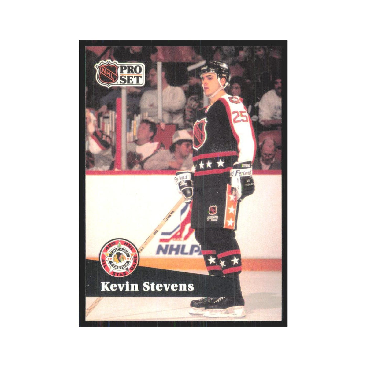 1991 Pro Set Kevin Stevens Pittsburgh Penguins #314