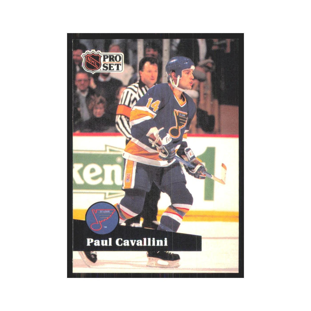 1991 Pro Set Paul Cavallini St. Louis Blues #214