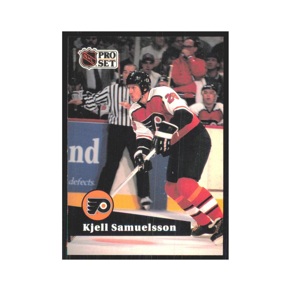 1991 Pro Set Kjell Samuelsson Philadelphia Flyers #181