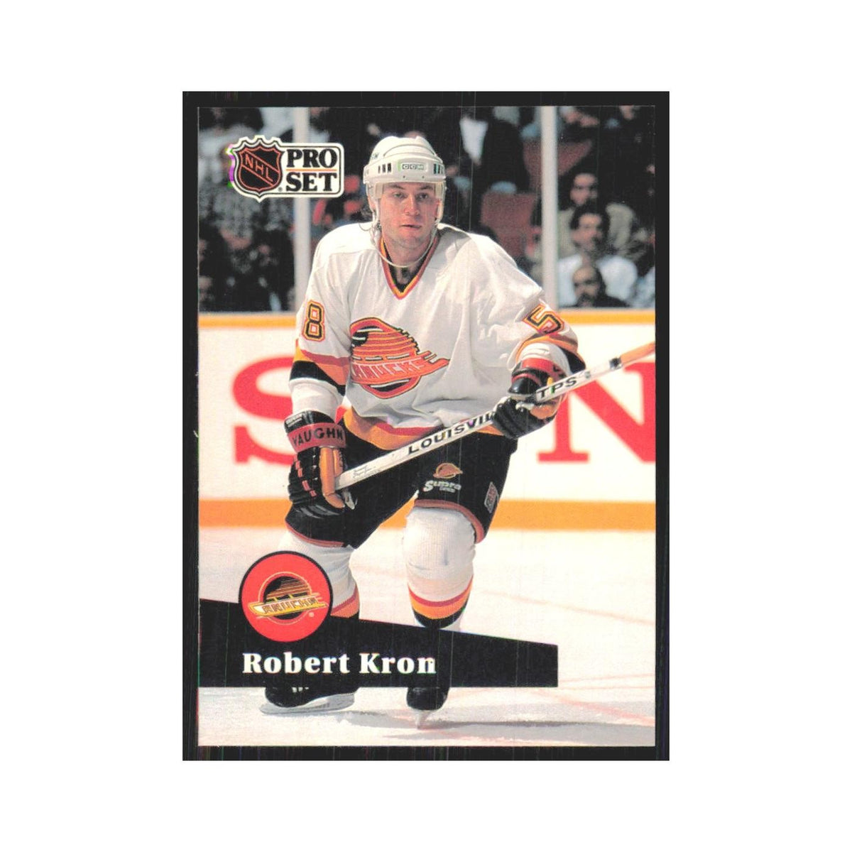 1991 Pro Set Robert Kron Vancouver Canucks #239