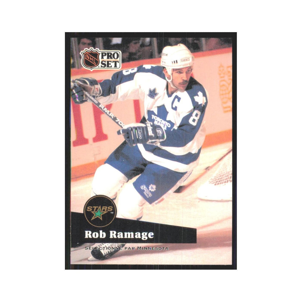 1991 Pro Set Rob Ramage Minnesota North Stars #232