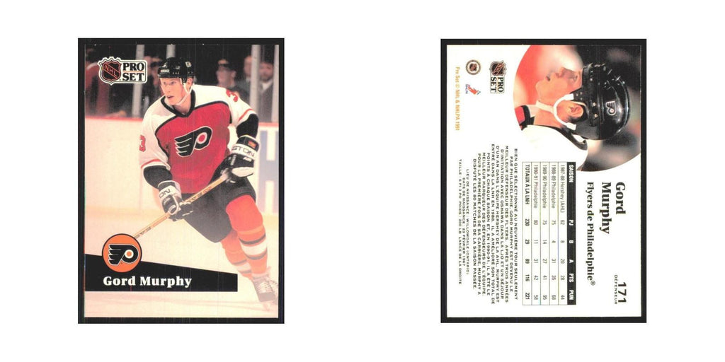 1991 Pro Set Gord Murphy Philadelphia Flyers #171