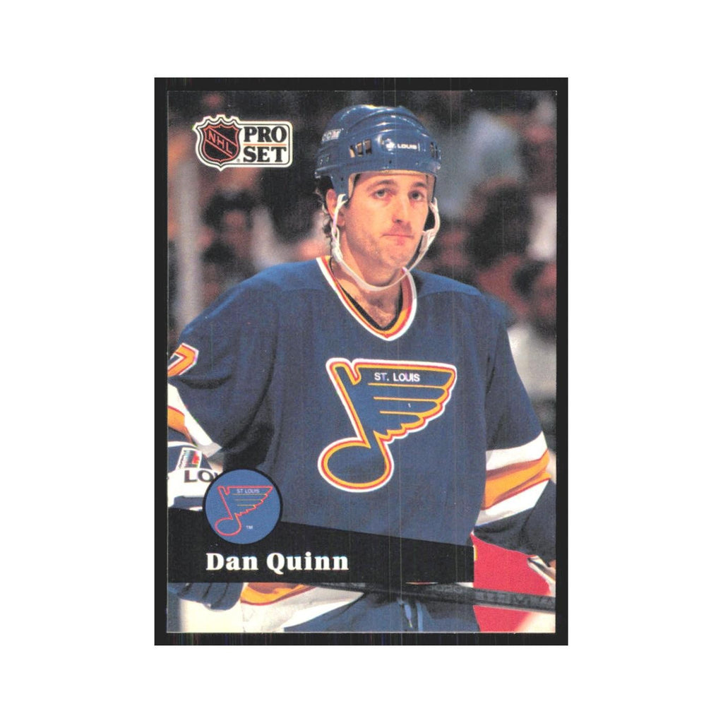 1991 Pro Set Dan Quinn St. Louis Blues #209