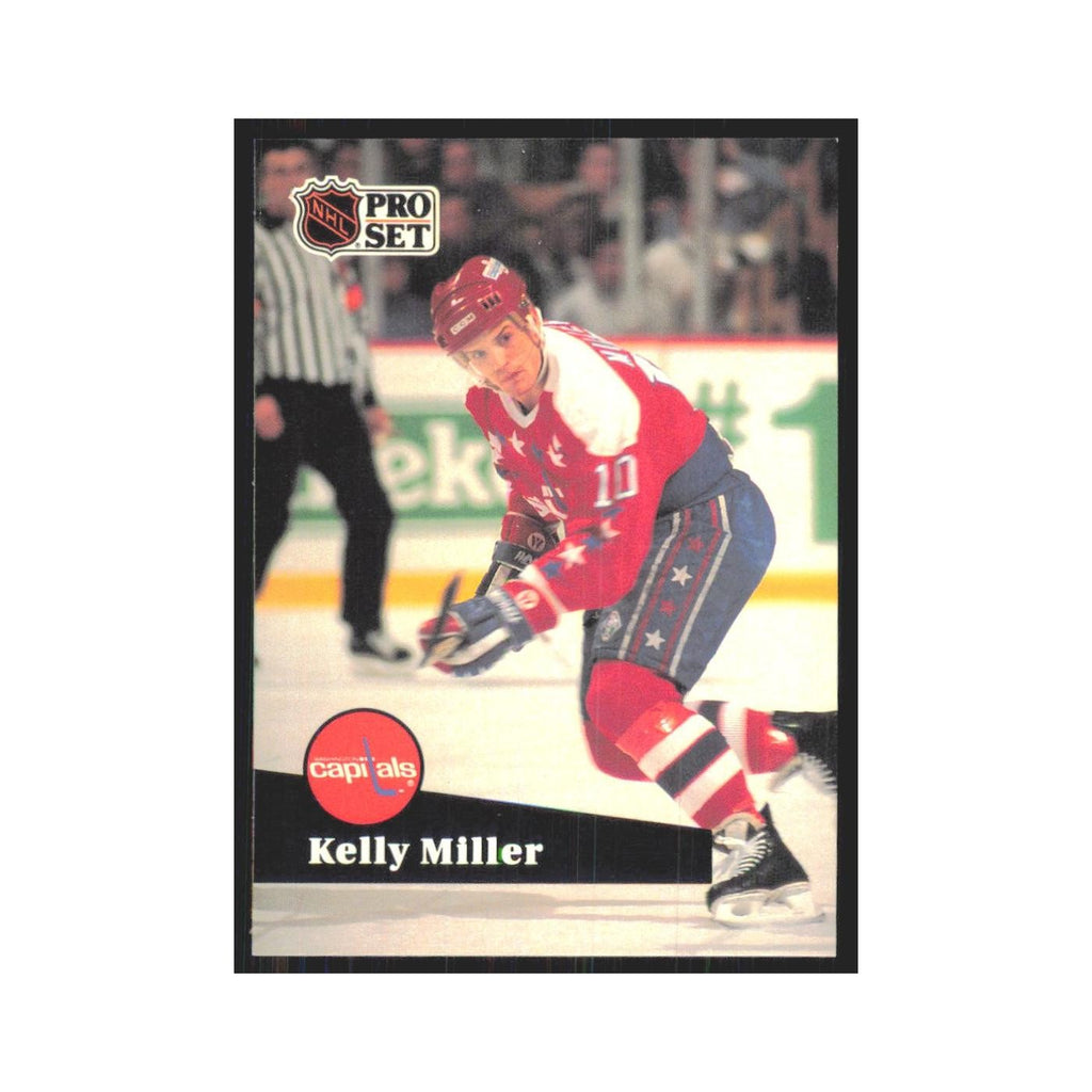 1991 Pro Set Kelly Miller Washington Capitals #256