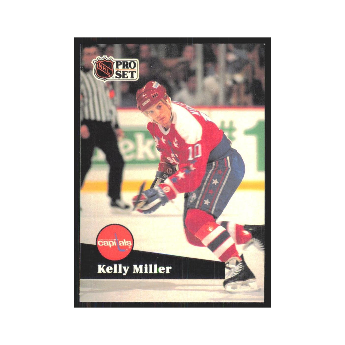 1991 Pro Set Kelly Miller Washington Capitals #256