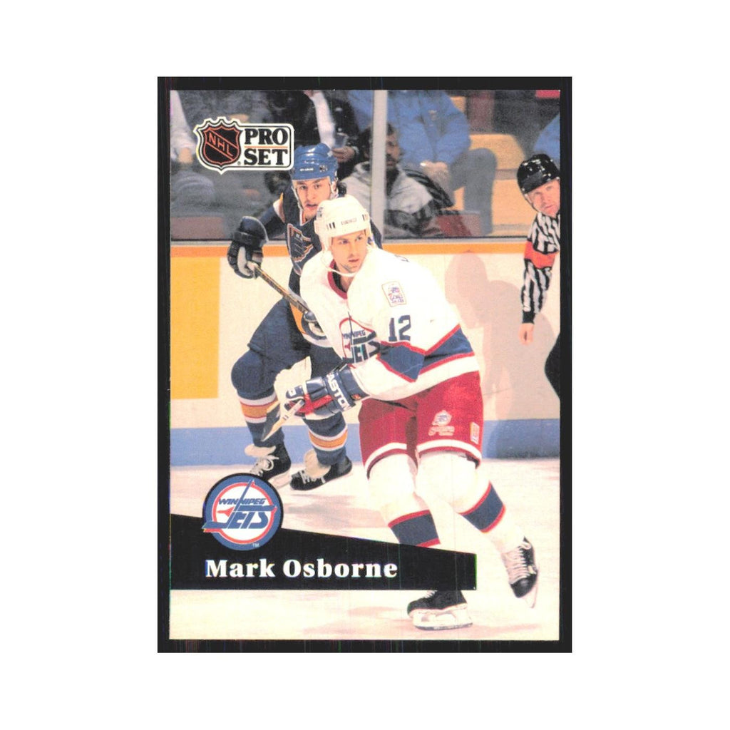 1991 Pro Set Mark Osborne Winnipeg Jets #270
