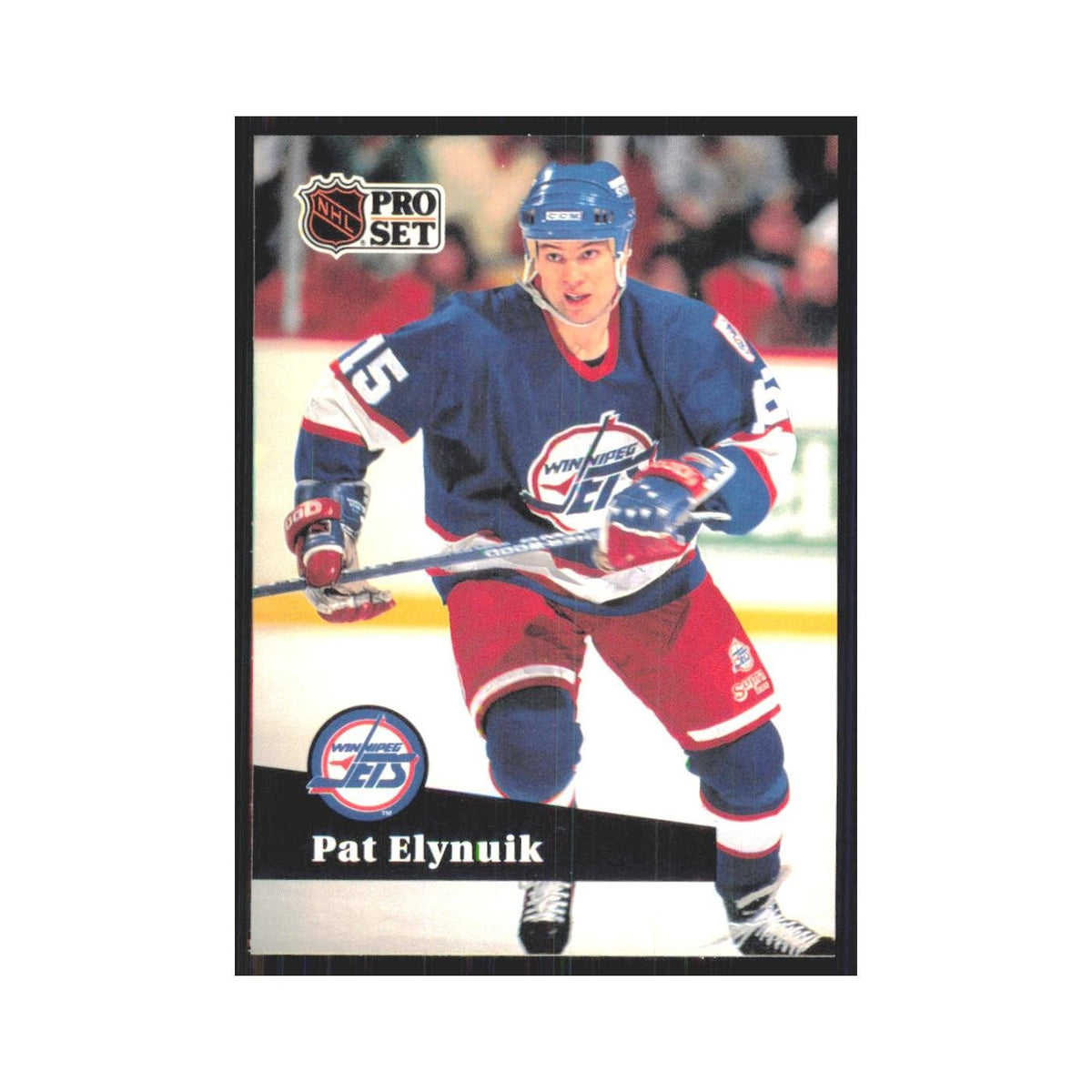 1991 Pro Set Pat Elynuik Winnipeg Jets #262