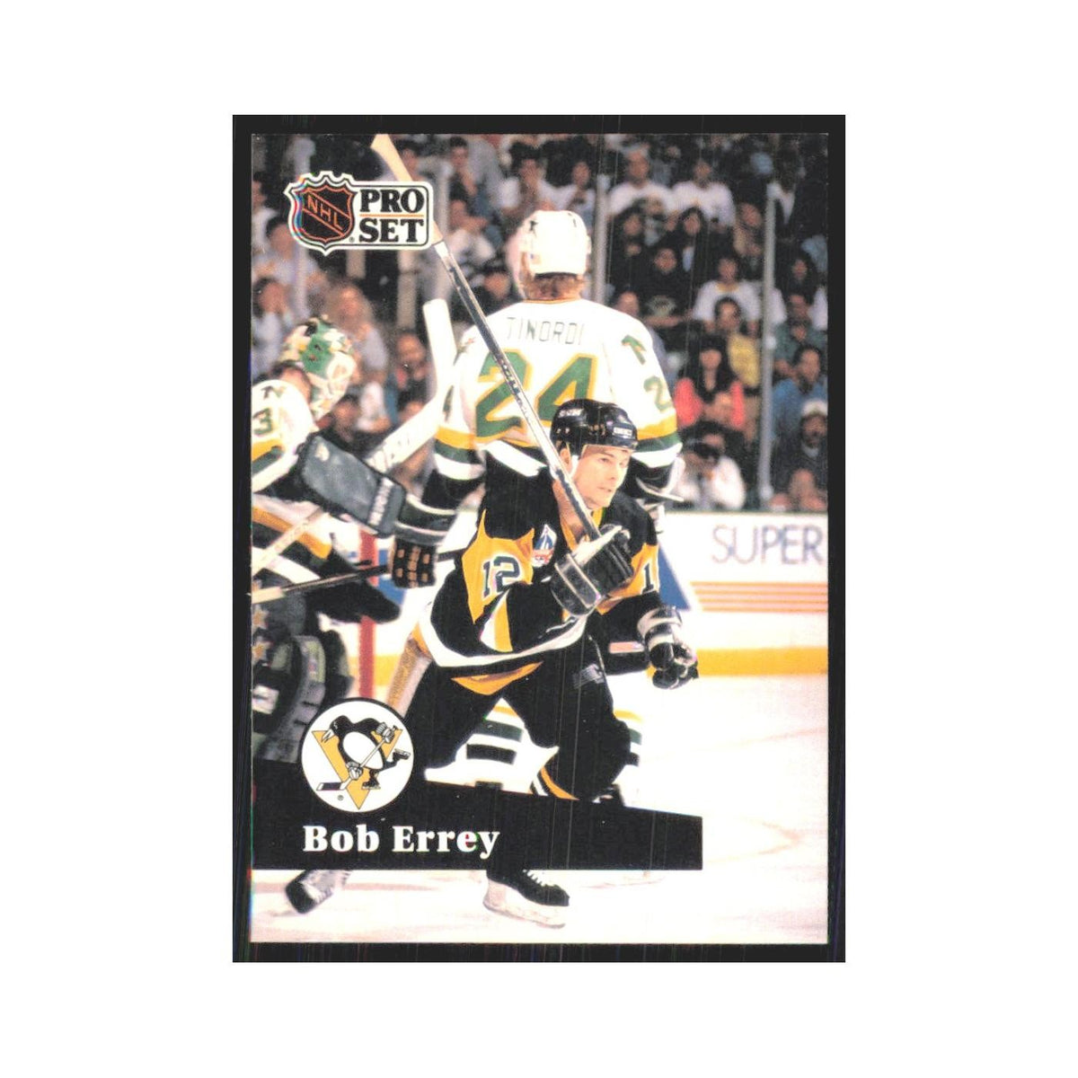 1991 Pro Set Bob Errey Pittsburgh Penguins #187
