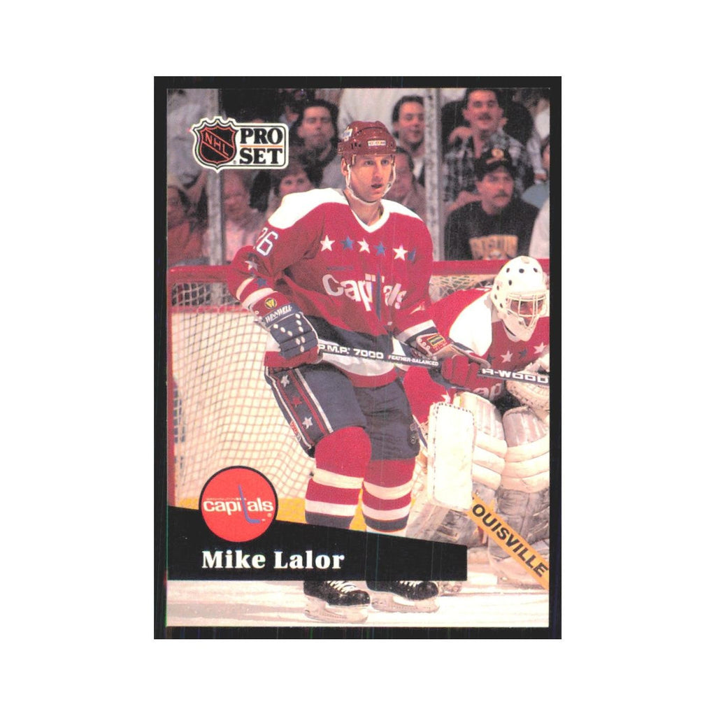 1991 Pro Set Mike Lalor Washington Capitals #255
