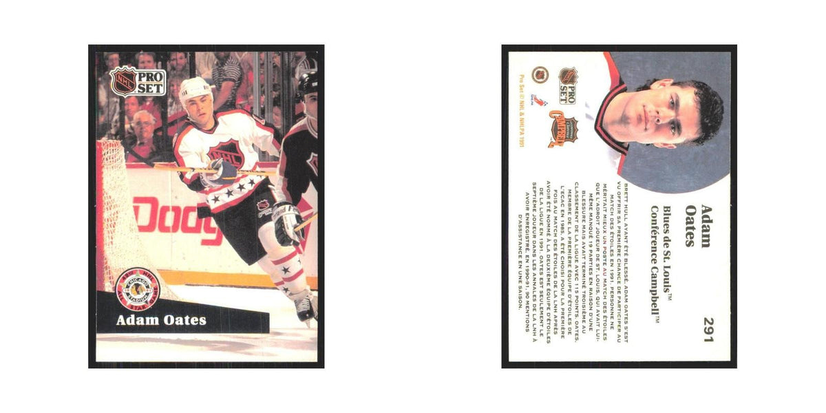 1991 Pro Set Adam Oates St. Louis Blues #291