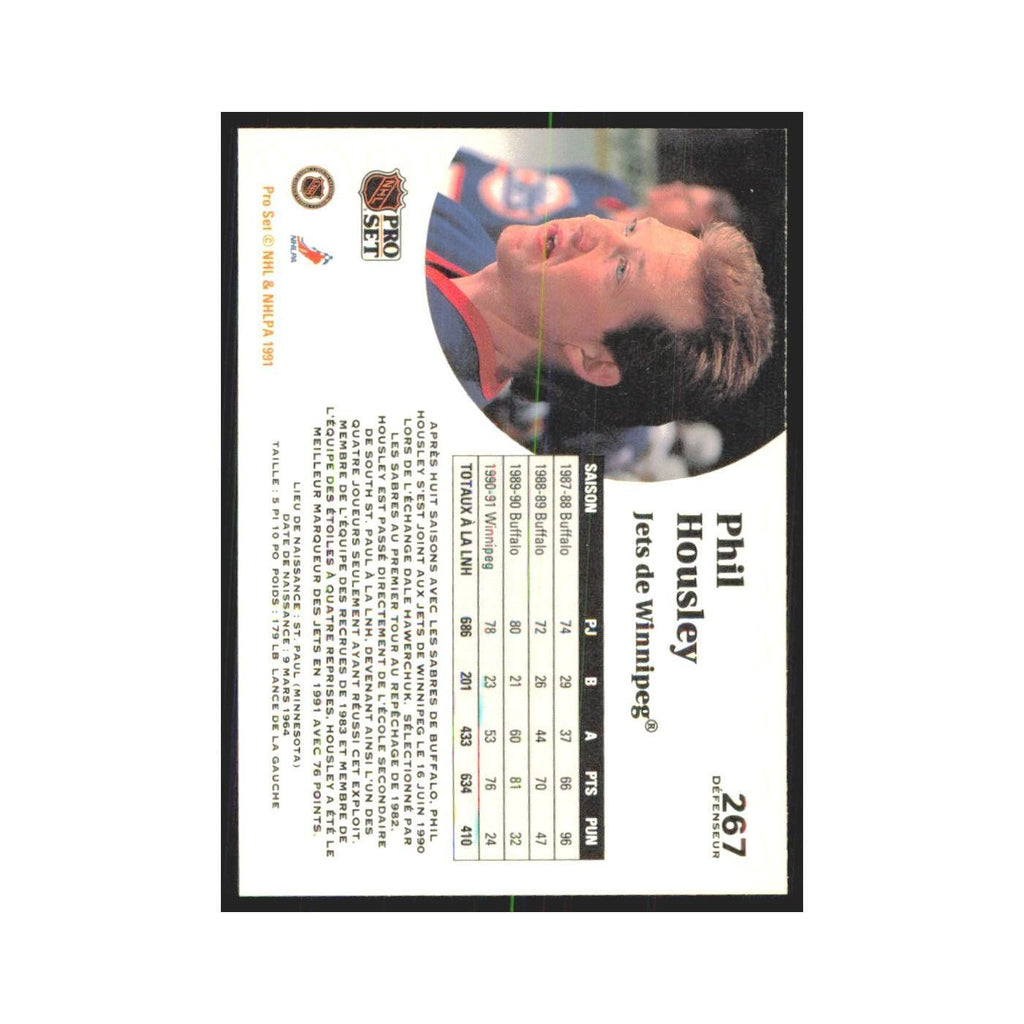 1991 Pro Set Phil Housley Winnipeg Jets #267
