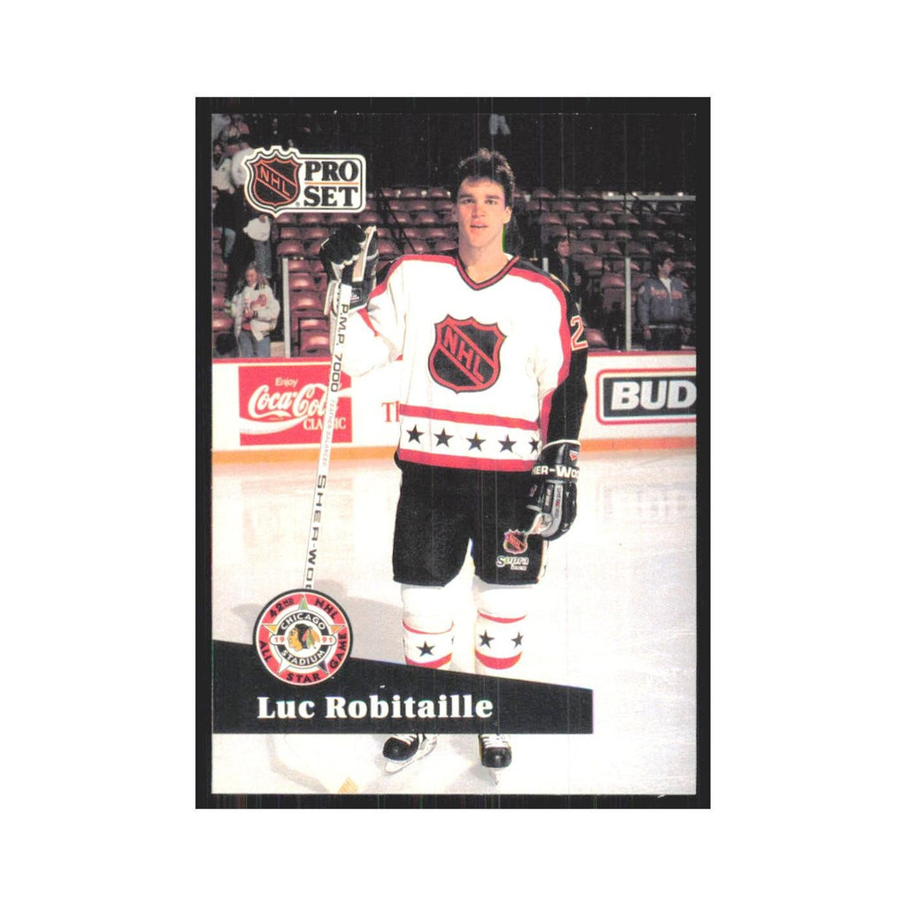 1991 Pro Set Luc Robitaille Los Angeles Kings #286